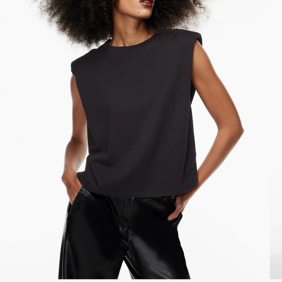 Babaton Shoulder Pad Tank Top NWT - Picture 1 of 4